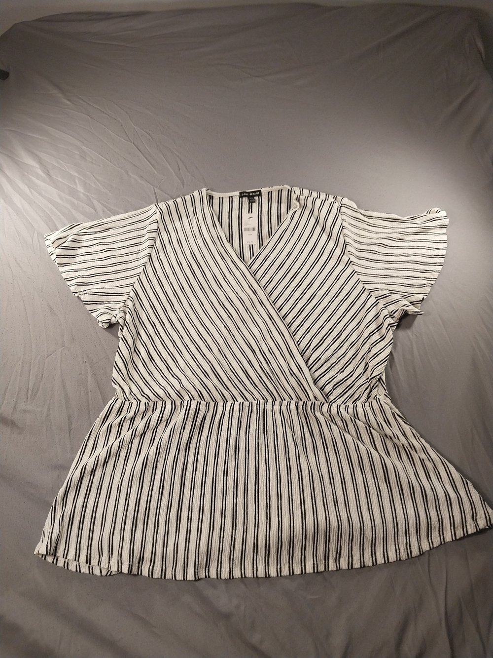 Lane Bryant Striped Kimono #001